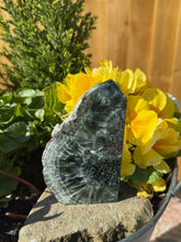Load image into Gallery viewer, Polished Stalactite Seraphinite Tower Specimen
