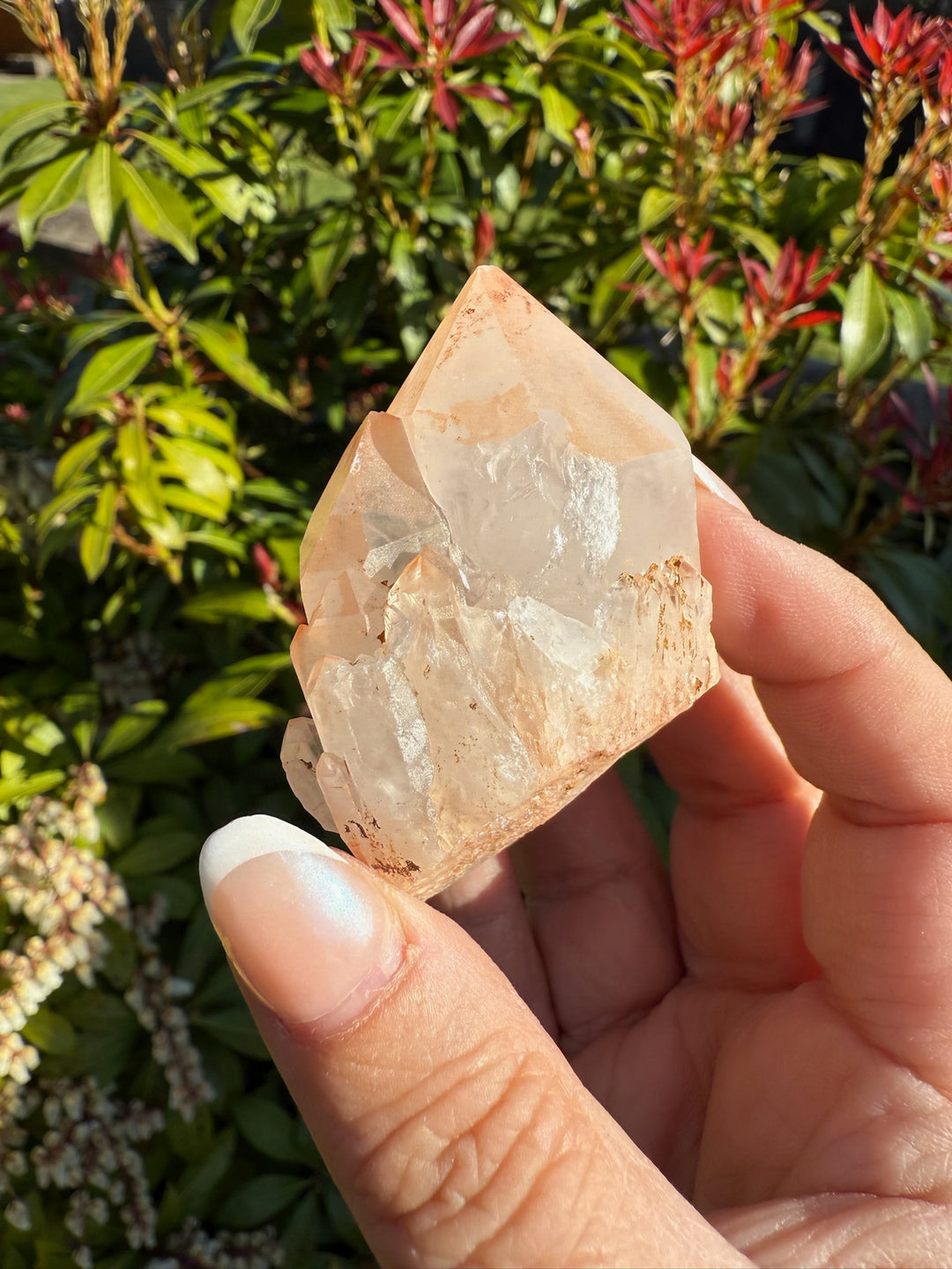 Hematite Pineapple Quartz Specimen