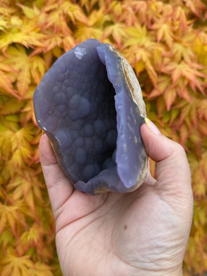 Rare Large Purple Botryoidal Fluorite Specimen from Xinyang