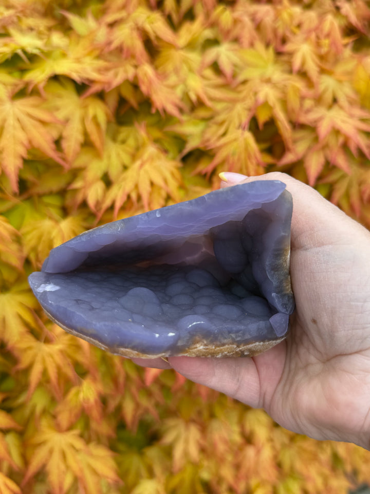 Rare Large Purple Botryoidal Fluorite Specimen from Xinyang