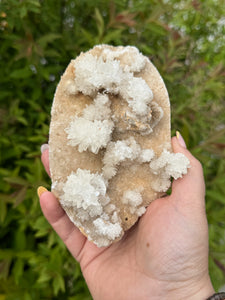 Fabulous Wenshan White Flower Calcite Specimen