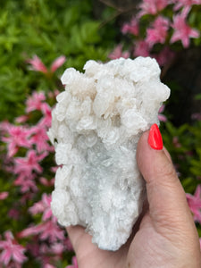 Statement UV Reactive Poker Calcite and Quartz Specimen