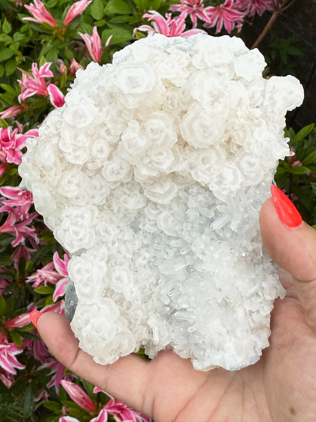 Statement UV Reactive Poker Calcite and Quartz Specimen