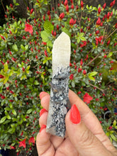 Load image into Gallery viewer, Rose Specular Hematite on Quartz Specimen
