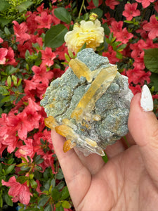 Quartz with Limonite Specimen From Columbia