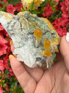Quartz with Limonite Specimen From Columbia