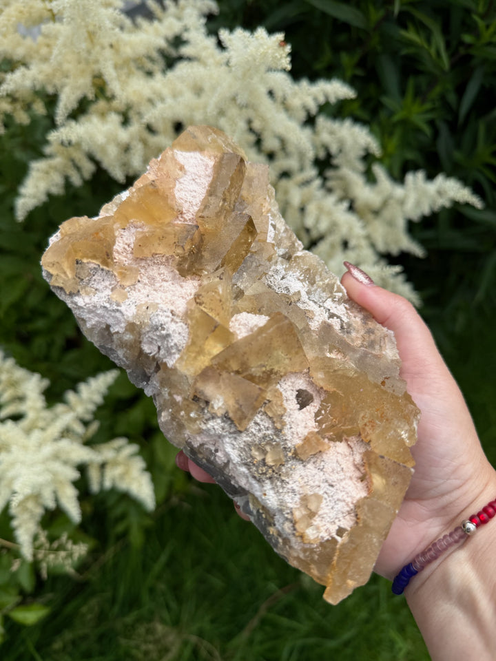 UV Reactive Cubic Yellow Fluorite from Beijing Specimen
