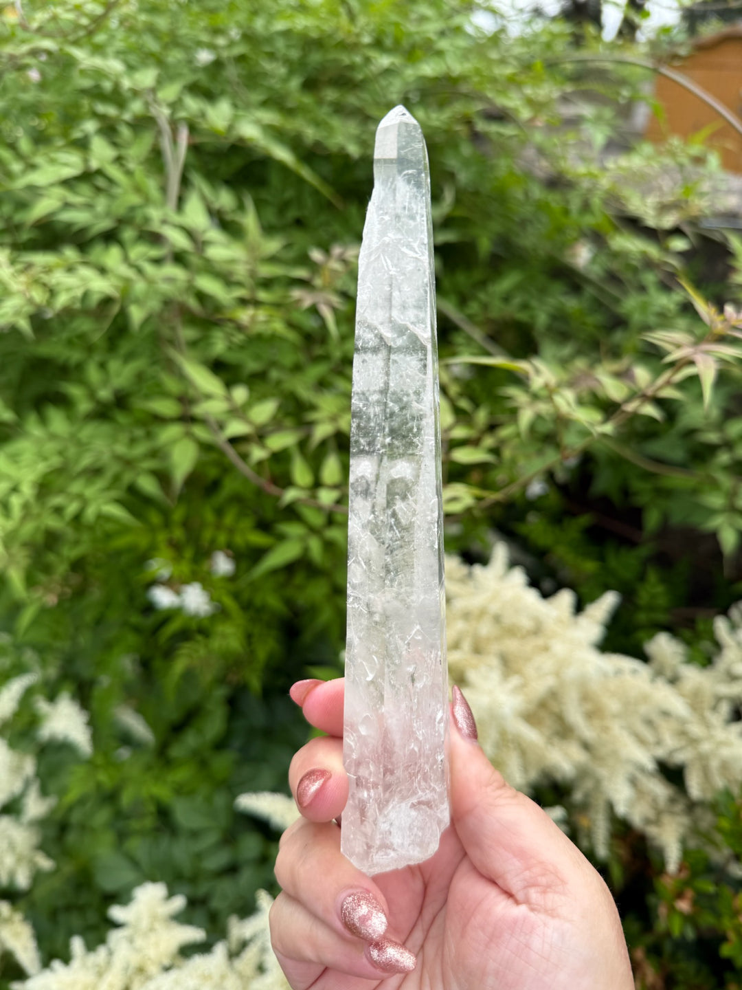 Natural Singing Quartz Point Specimen from Inner Mongolia