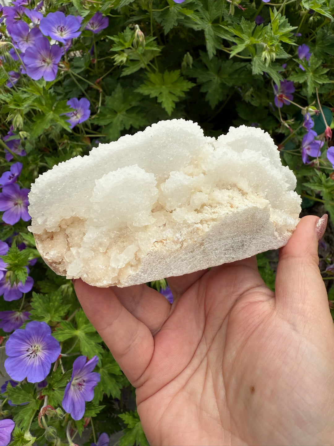Freestanding Layered Calcite Specimen from Fujian