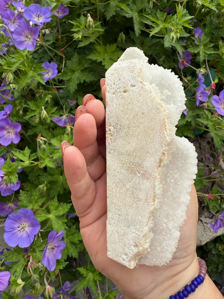 Freestanding Layered Calcite Specimen from Fujian