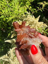 Load image into Gallery viewer, Tangerine Quartz Cluster Specimen

