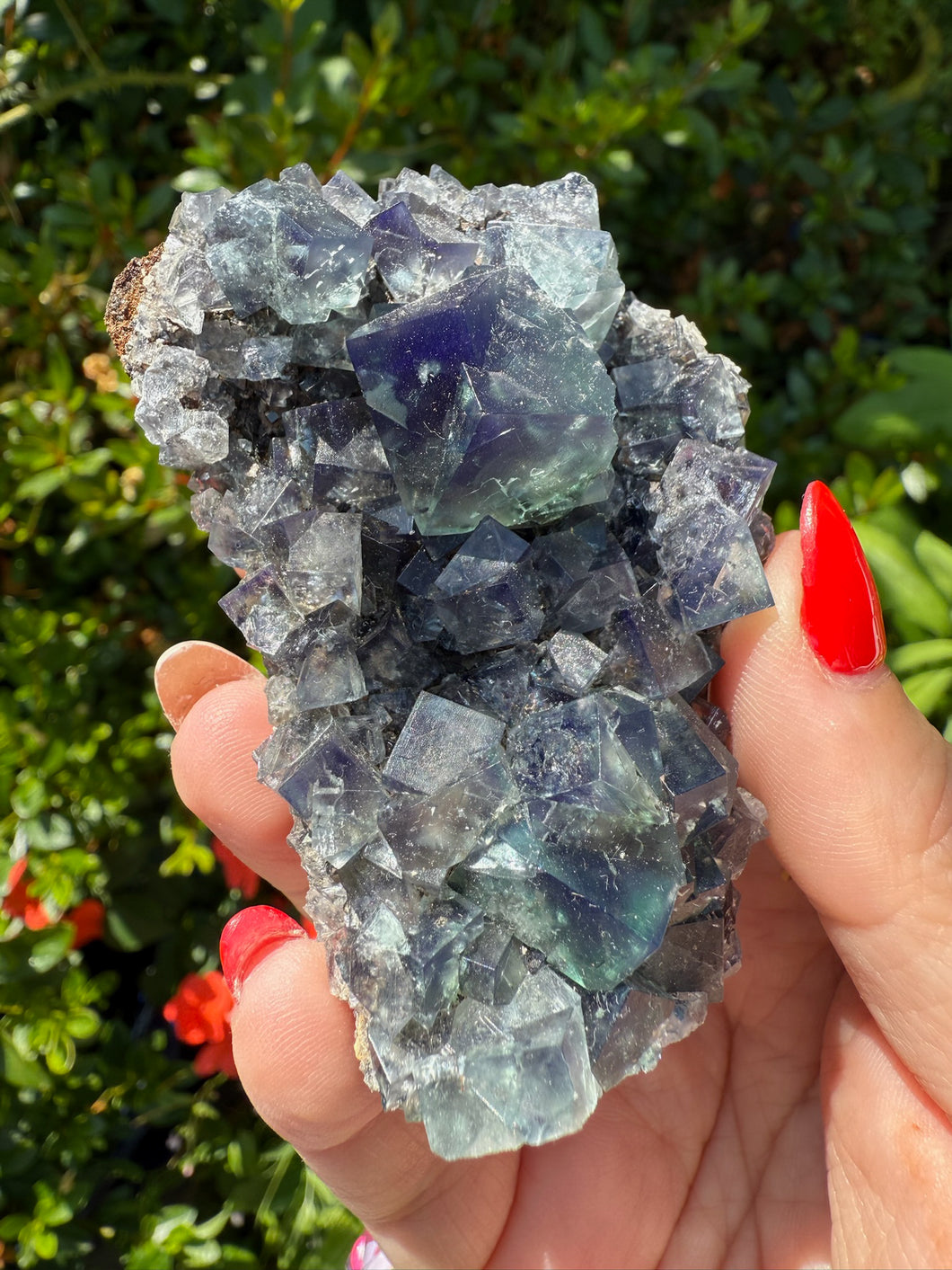 Fairy Holes Pocket UK Fluorite Specimen