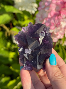 Uv Reactive Purple and Blue Fluorite Specimen from Zhejiang