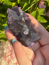 Load image into Gallery viewer, Uv Reactive Purple and Blue Fluorite Specimen from Zhejiang
