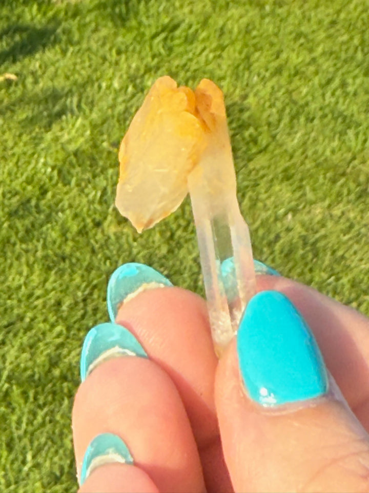 Mango Quartz Point Halloysite Specimen