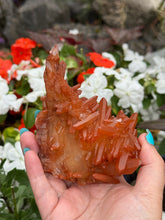 Load image into Gallery viewer, Natural Tangerine Quartz Specimen
