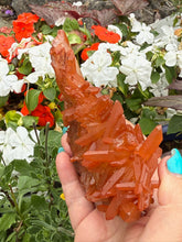 Load image into Gallery viewer, Natural Tangerine Quartz Specimen
