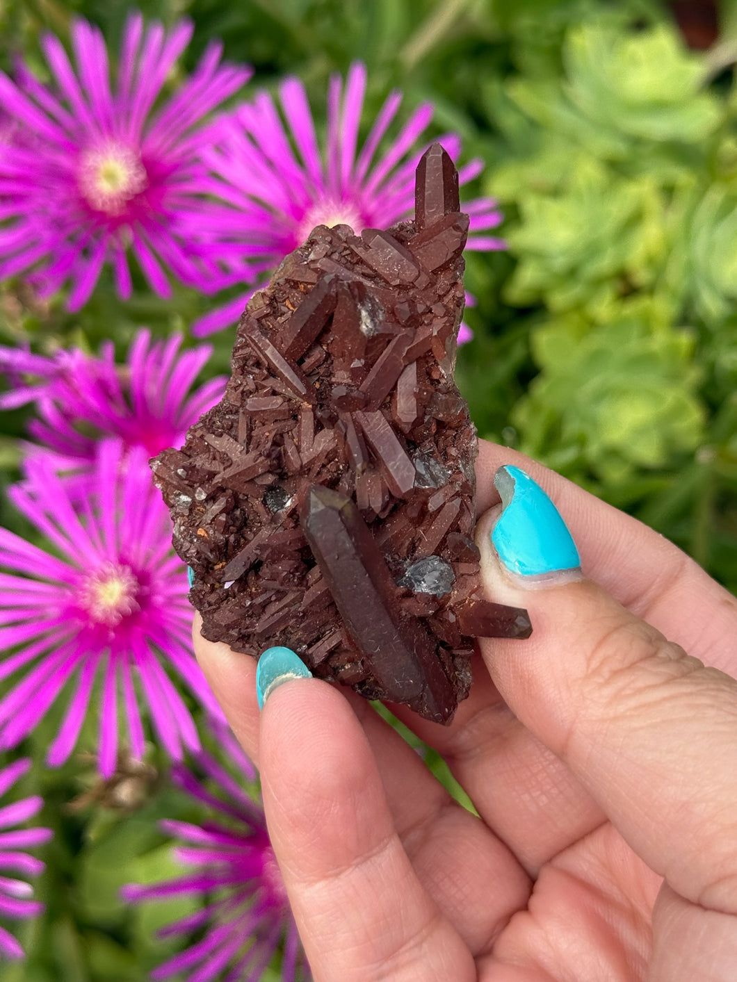 Hematite Quartz Specimen