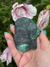 Load image into Gallery viewer, Polished Malachite Stalactite Slice Specimen
