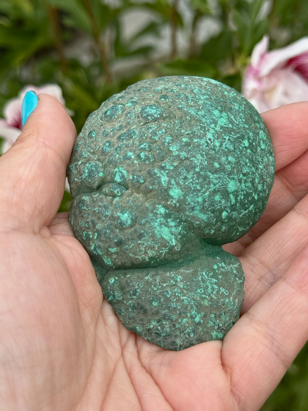 Polished Malachite Stalactite Specimen