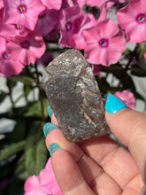 Load image into Gallery viewer, Natural Rough Sunstone in Black Moonstone Specimen
