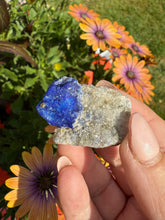 Load image into Gallery viewer, Freestanding Cobalt Blue Lazurite Specimen

