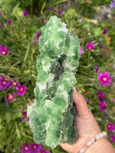 Incredible Octahedral Green Fluorite Specimen