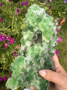 Incredible Octahedral Green Fluorite Specimen