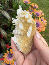 Load image into Gallery viewer, Double Sided Quartz Specimen with Limonite
