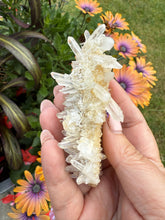 Load image into Gallery viewer, Double Sided Quartz Specimen with Limonite
