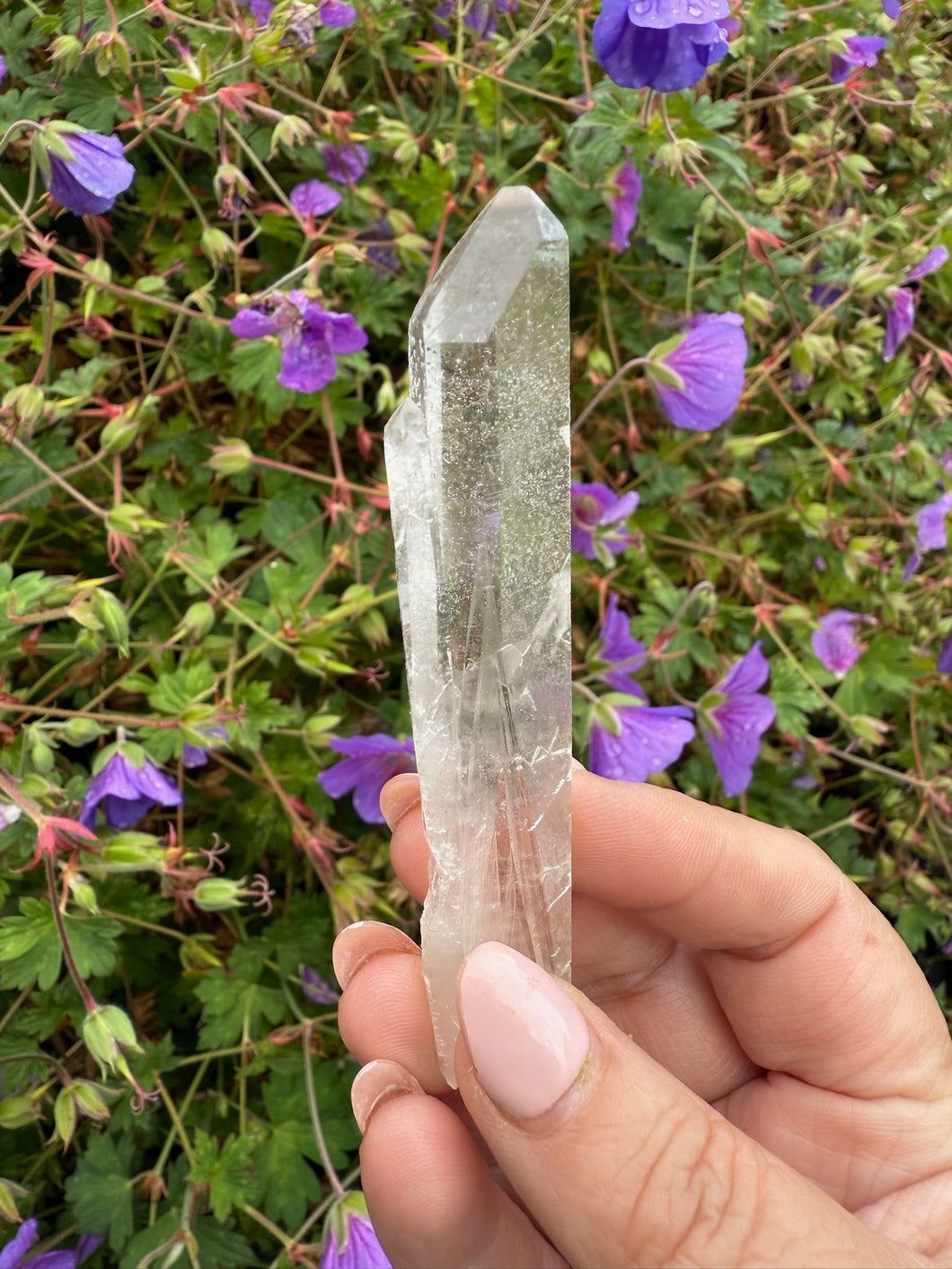 High Vibration Singing Quartz with Soulmate Specimen