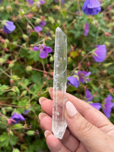 High Vibration Singing Quartz with Key Specimen