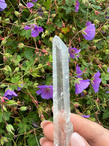 High Vibration Singing Quartz with Key Specimen