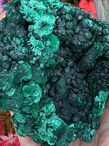 Incredible Large Malachite Specimen with Stalactite
