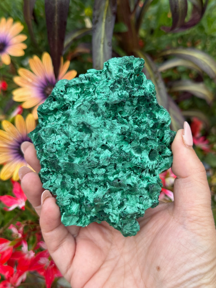 Incredible Large Malachite Specimen with Stalactite