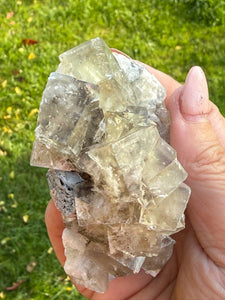Weardale Honey Fluorite Specimen from the Bull Vein