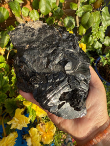 Large Black Tourmaline Specimen