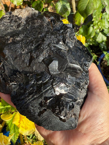 Large Black Tourmaline Specimen