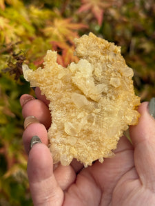 Sparkly Quartz Specimen with Limonite
