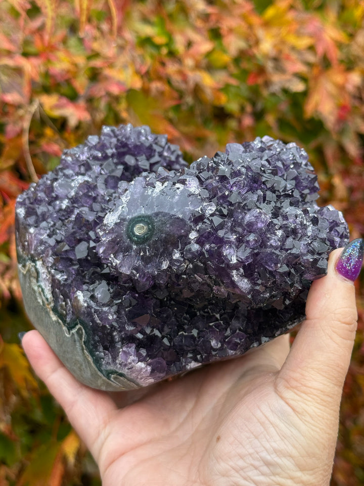 Freestanding Uruguay Amethyst Stalactite Cluster Specimen