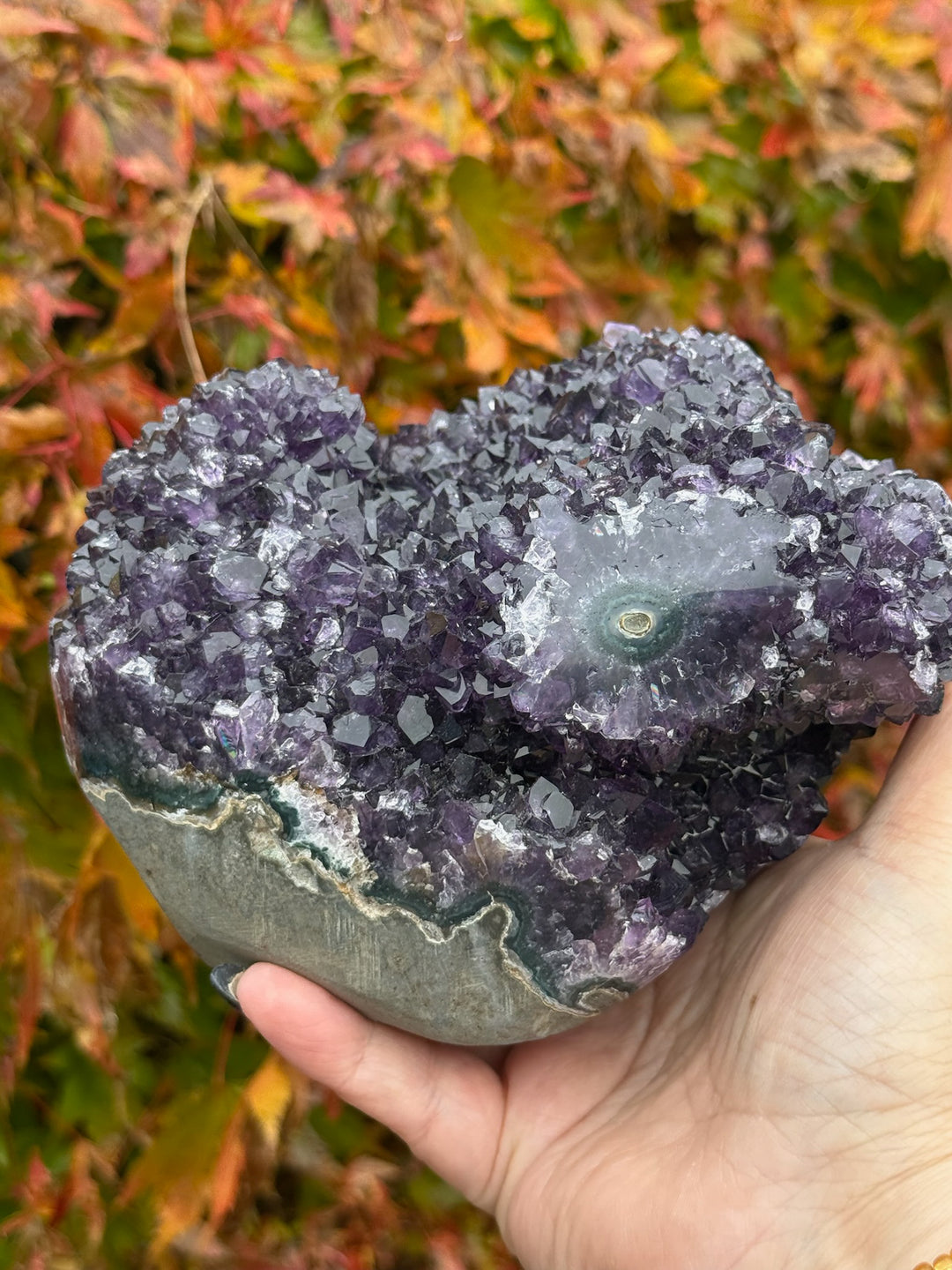 Freestanding Uruguay Amethyst Stalactite Cluster Specimen