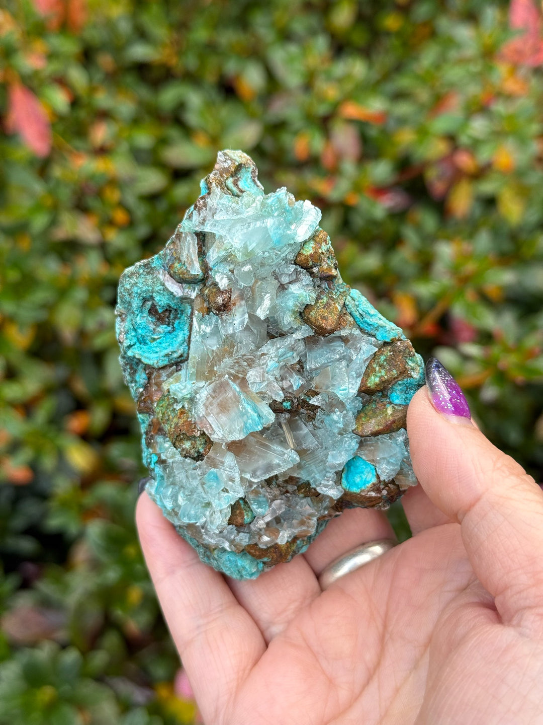 Large Gibbsite on Selenite Specimen