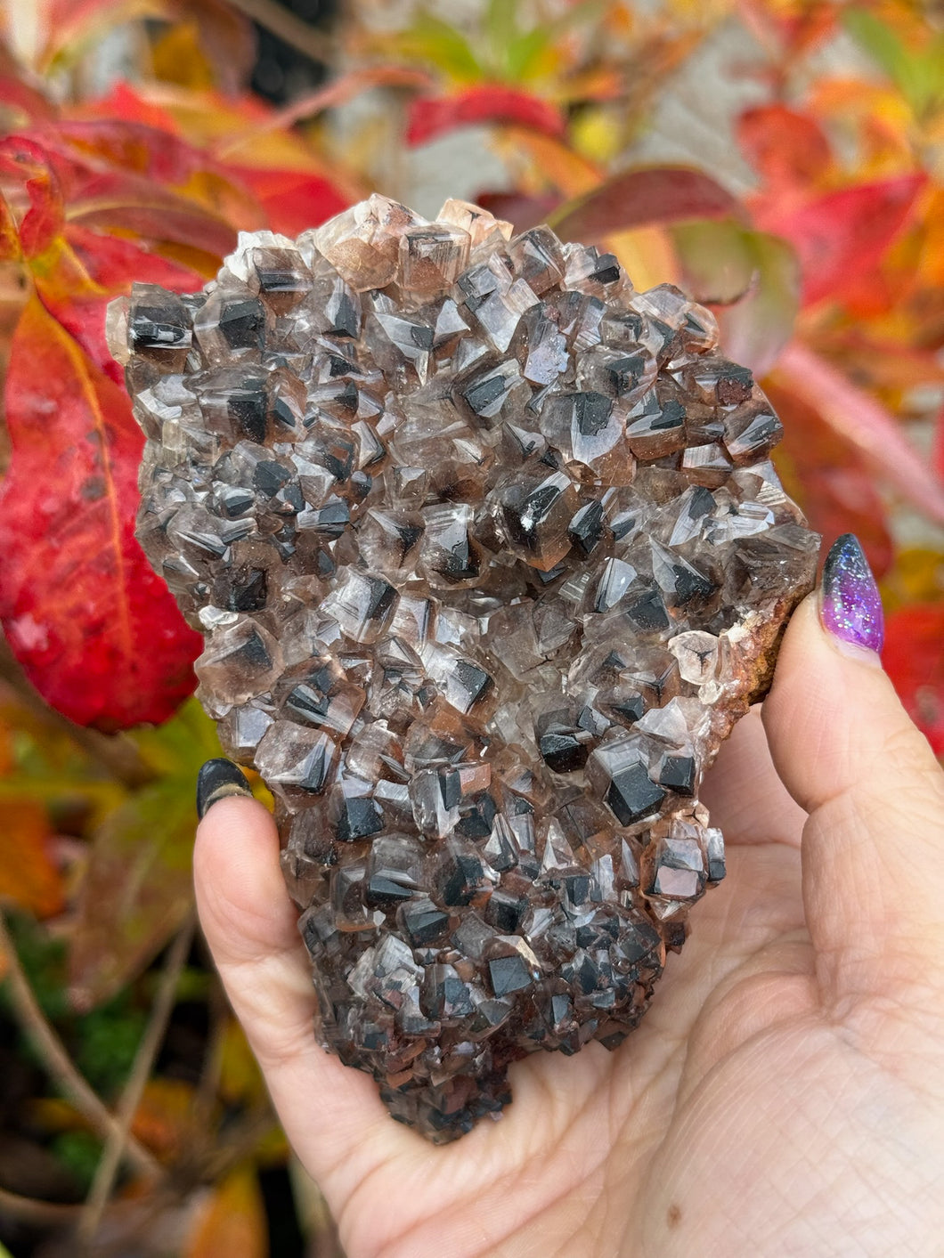 Rare Rosewood Calcite Specimen from Hubei