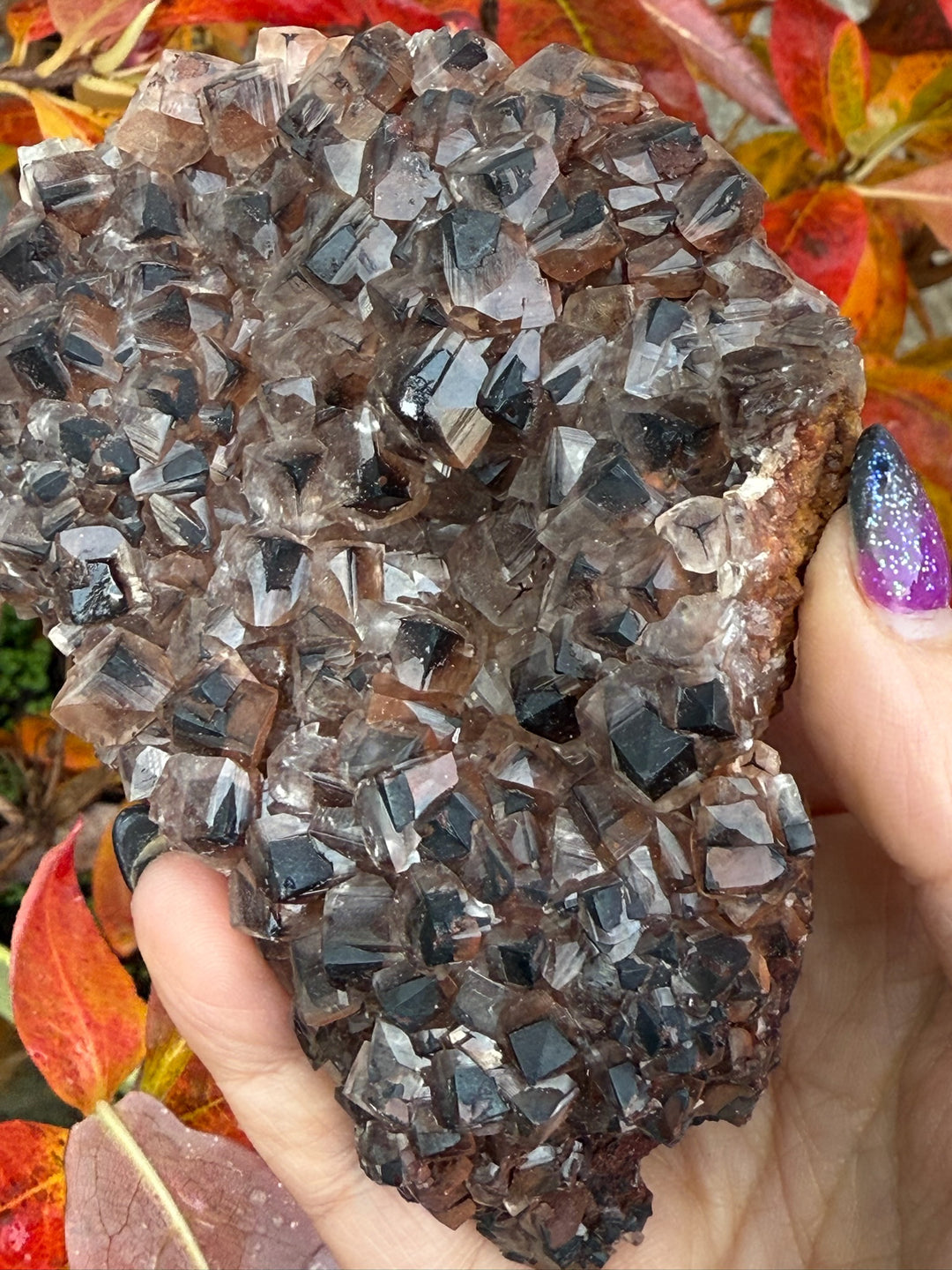 Rare Rosewood Calcite Specimen from Hubei