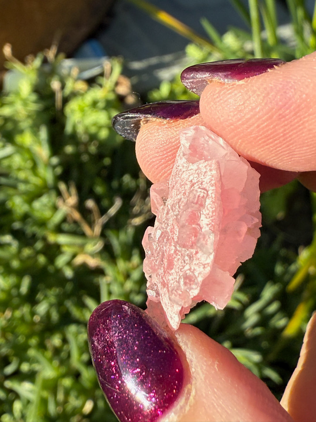 Rhodochrosite with Quartz Specimen