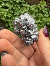 Load image into Gallery viewer, Chalcopyrite on Galena Specimen from Peru
