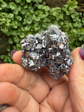 Load image into Gallery viewer, Chalcopyrite on Galena Specimen from Peru
