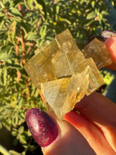 Load image into Gallery viewer, Rare Golden Phantom Barite Specimen From Peru
