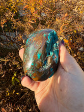 Load image into Gallery viewer, Rare Druzy Chrysocolla and Cuprite Specimen from Peru
