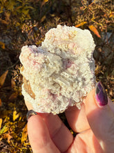Load image into Gallery viewer, Rhodochrosite on Quartz Specimen from Bulgeria
